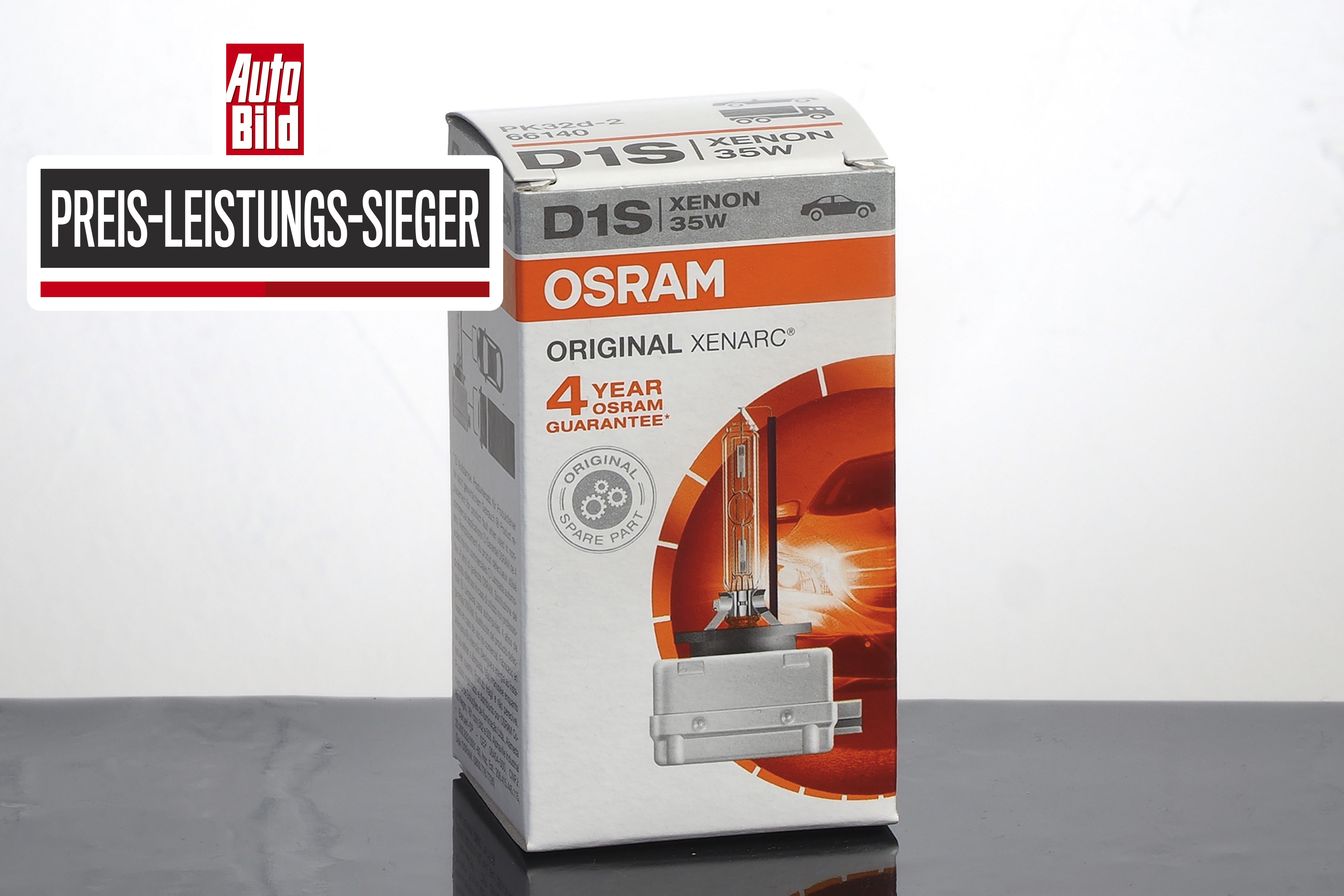Produkttest Xenonlampen Testsieger OSRAM XENARC ORIGINAL