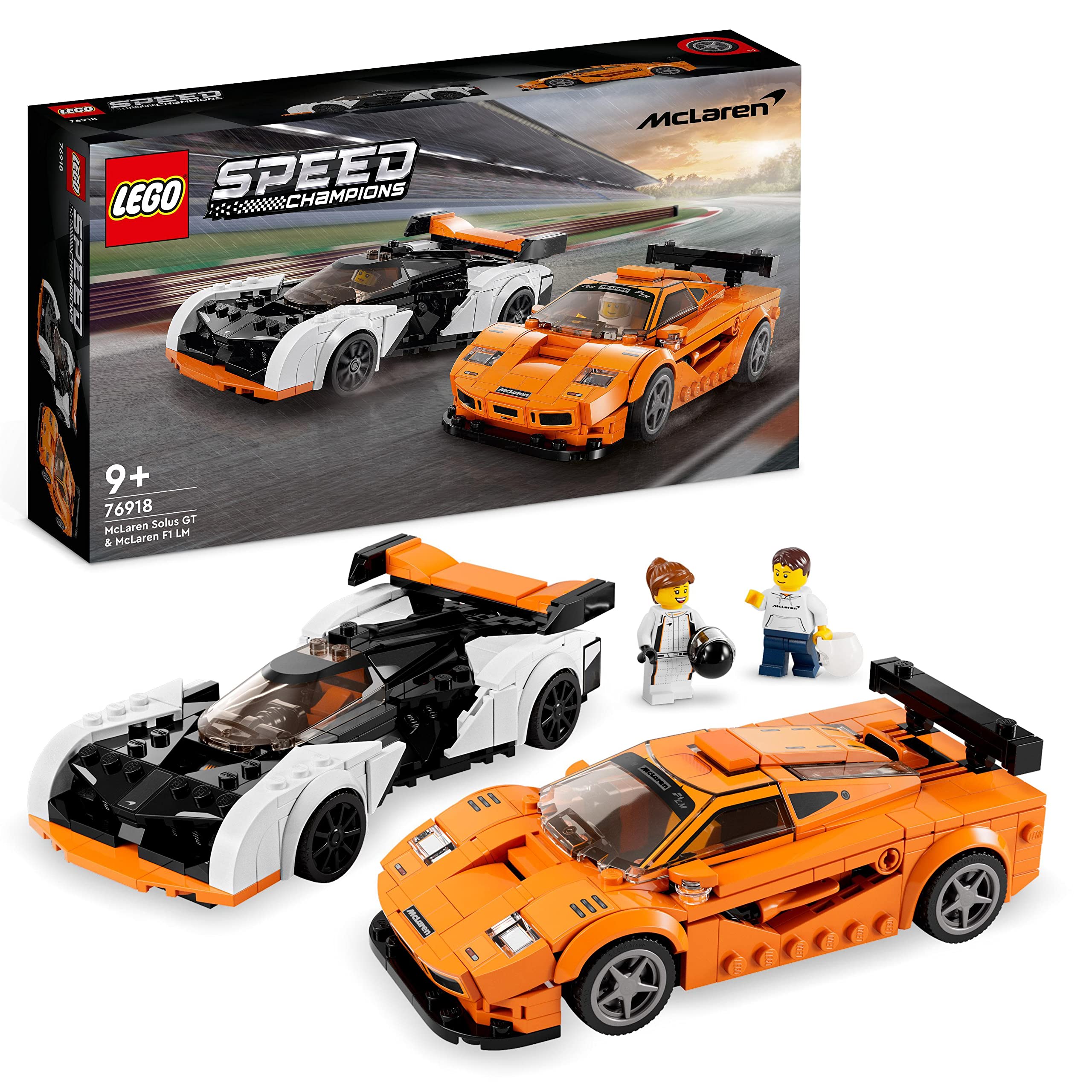 LEGO 76918 Speed Champions McLaren Solus GT & McLaren F1 LM, Prime Deal Days