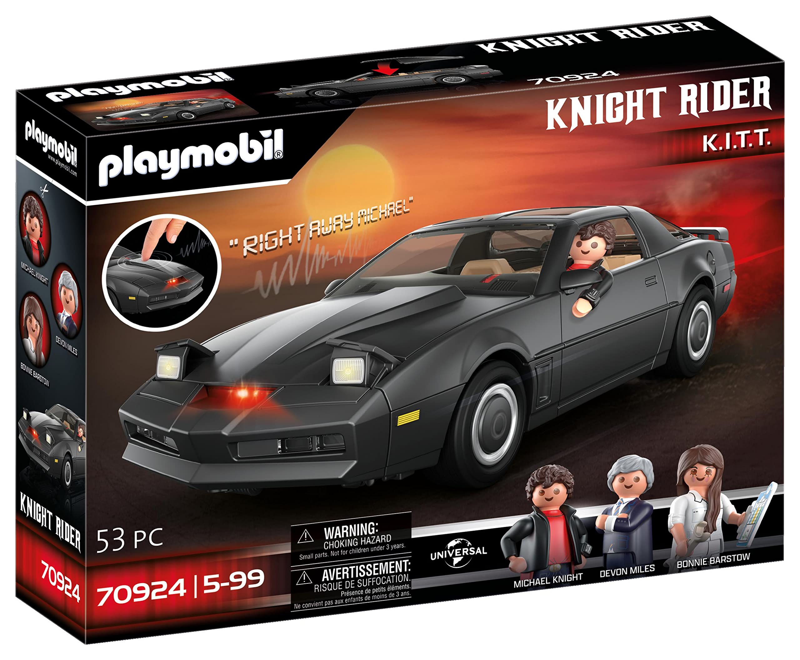 Playmobil 70924 Knight Rider - K.I.T.T., Prime Deal Days
