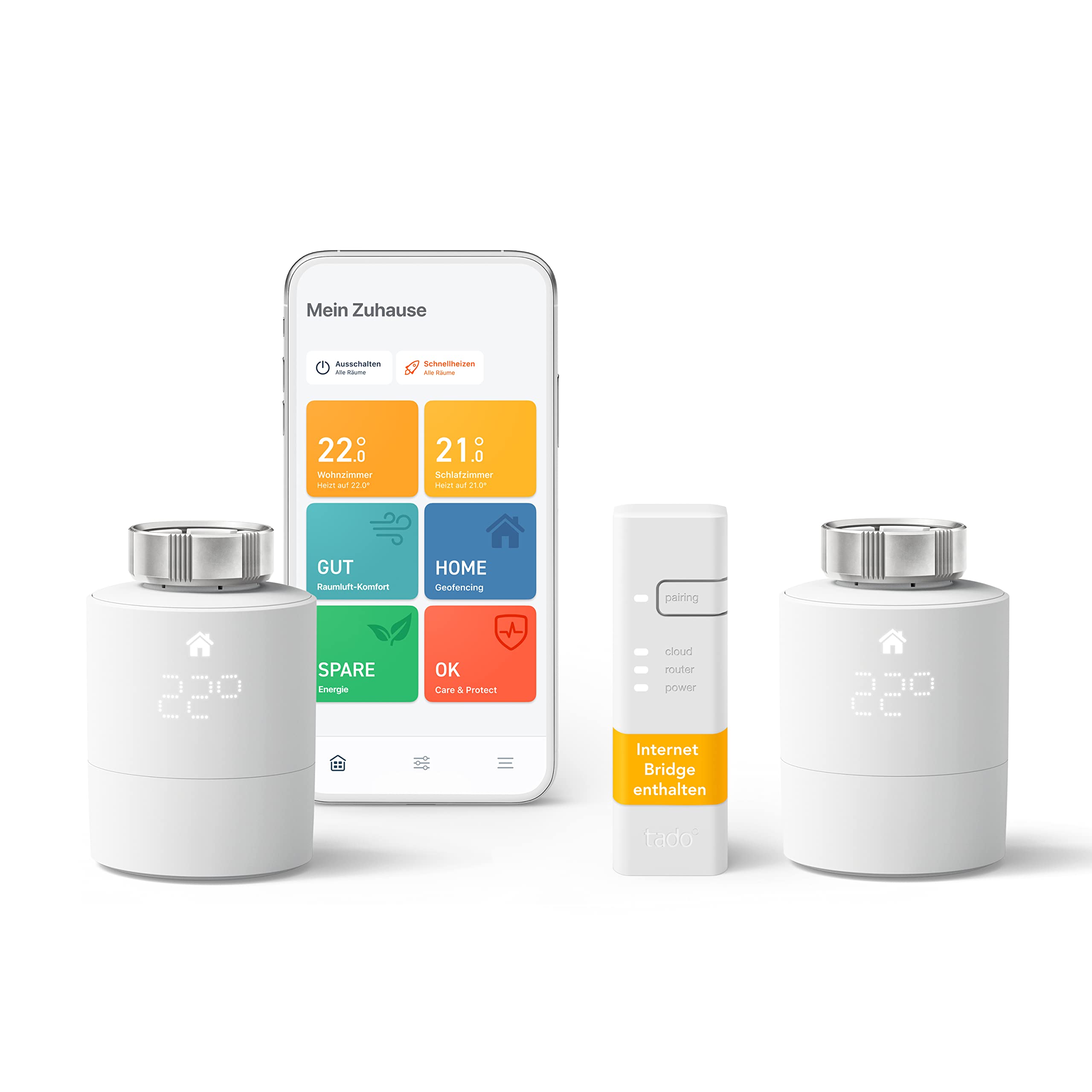 Smartes Heizkörperthermostat Wifi Starter Kit V3+