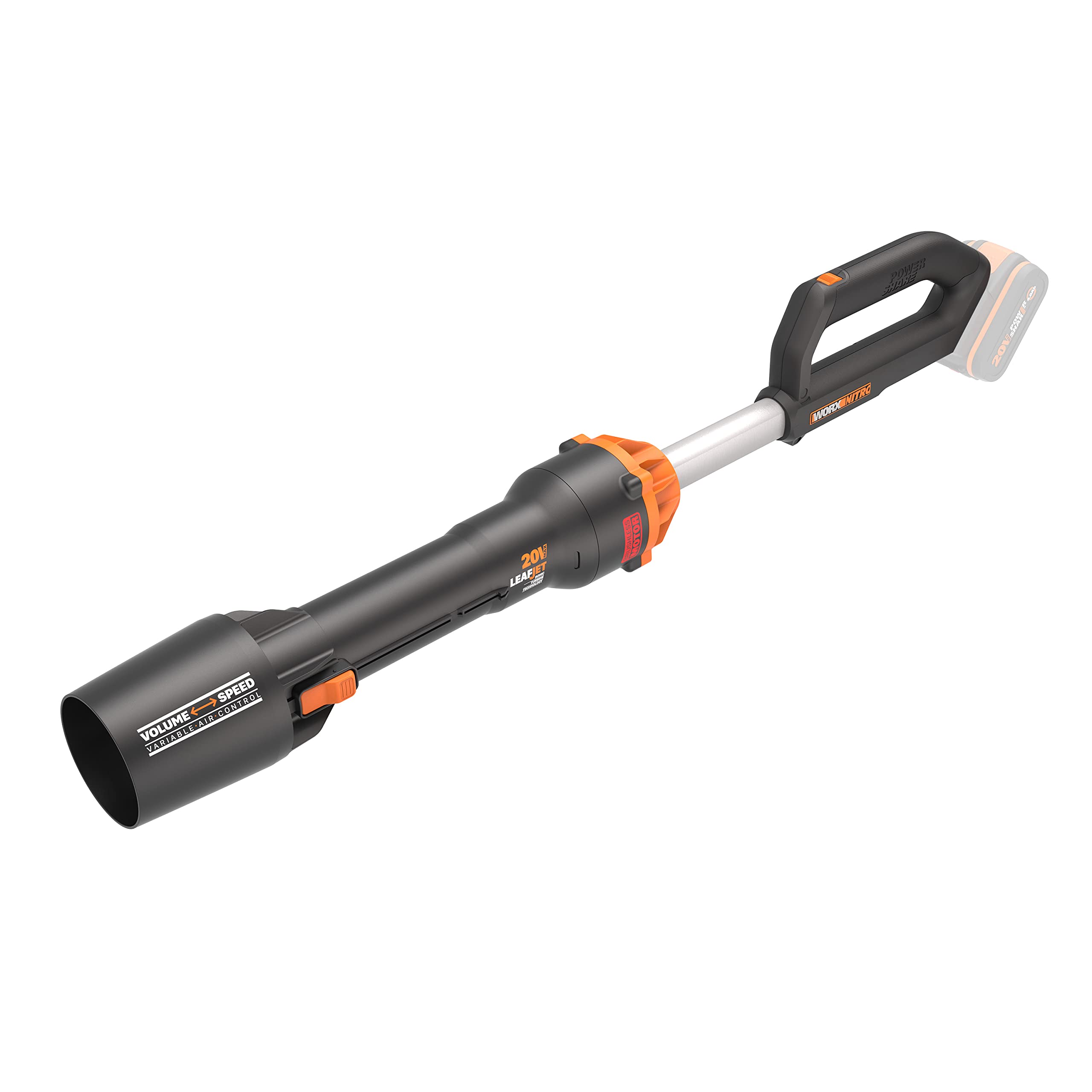 Worx WG543E.9 Nitro Profi Akku-Laubbläser Leafjet 20V