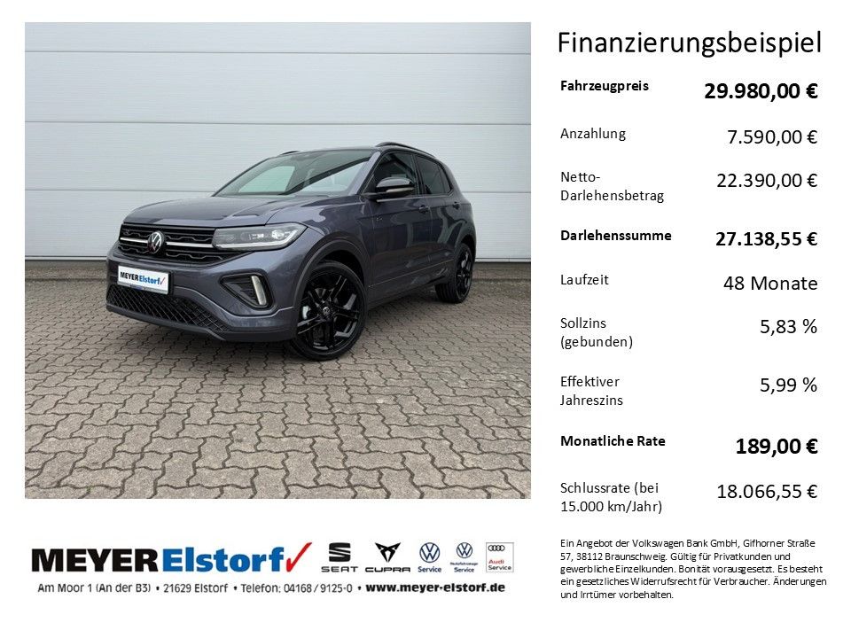 Bild des Angebotes Volkswagen T-Cross 1.0 TSI R-Line  Neuwagengarntie 02/2030