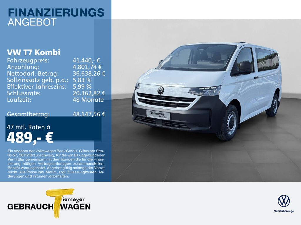 Bild des Angebotes Volkswagen T7 Kombi 2.0 TDI GJR Navi ACC
