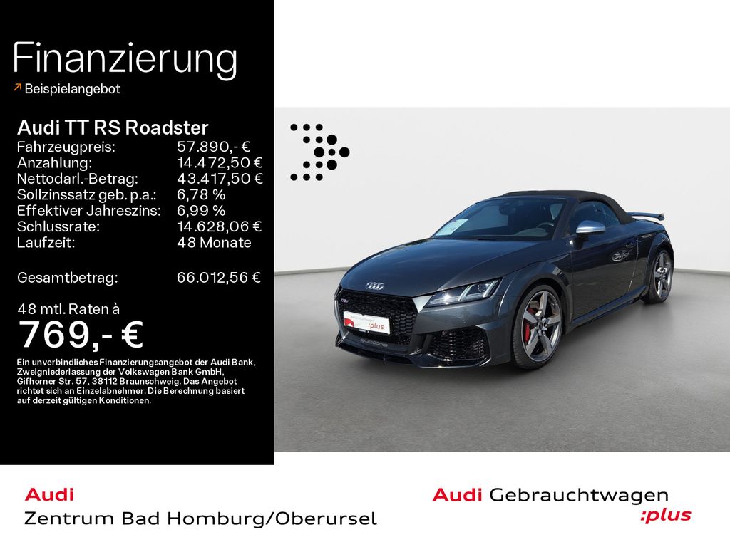 Bild des Angebotes Audi TT RS Roadster 2.5 TFSI qu*Navi*Matrix*B&O*Virtu