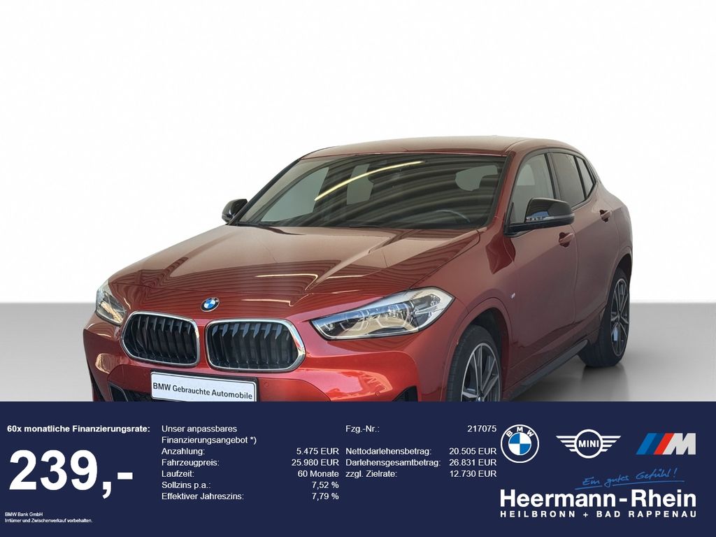 Bild des Angebotes BMW X2 sDrive18dA M Sport Navi.AHK.LED.ParkAss.Tempo