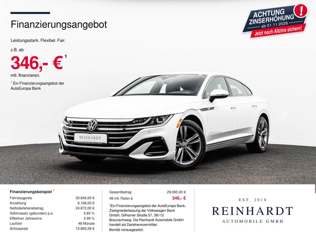 Volkswagen ARTEON LIMOUSINE 2.0TSi R LINE IQ-L/ACC/KAMERA