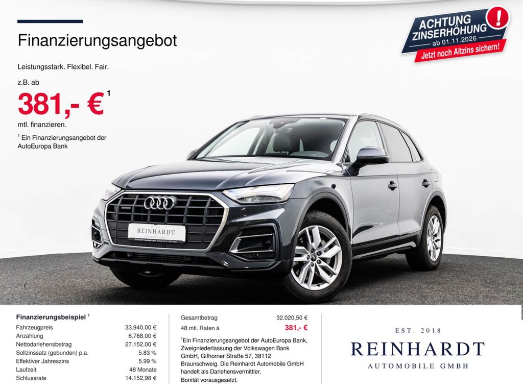 Bild des Angebotes Audi Q5 50TFSie ACC/AMBIENTE/LANE/SITZHEIZUNG/KAMERA