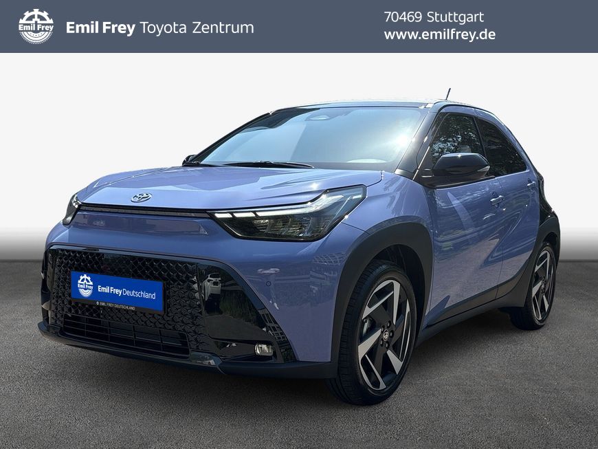 Bild des Angebotes Toyota Aygo X 1,5 Hybrid Lounge Faltdach JBL Kamera PDC