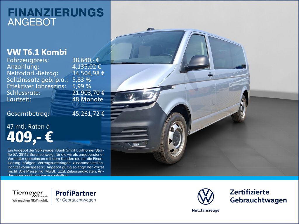 Bild des Angebotes Volkswagen T6.1 Kombi ALLRAD LR LANG 8-SITZE DIFFSPERRE LED