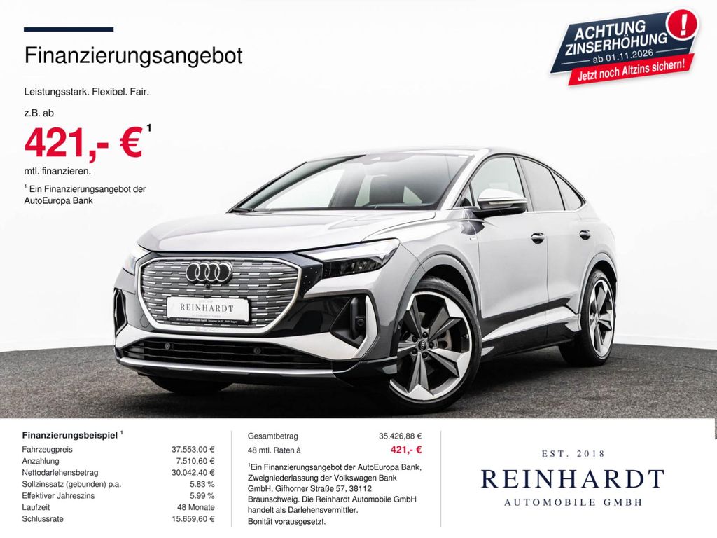 Audi Q4 E-TRON SPORTBACK 40 2x S LINE ACC/PANO/S-SITZ