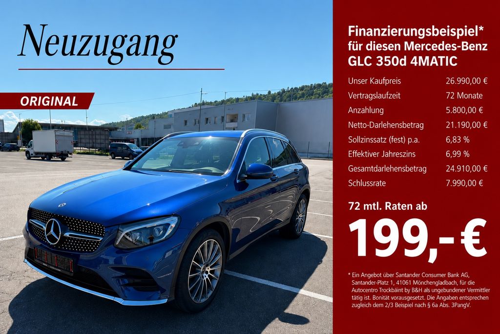 Bild des Angebotes Mercedes-Benz GLC 350 d 4M AMG Burmester*Keyless*HUD