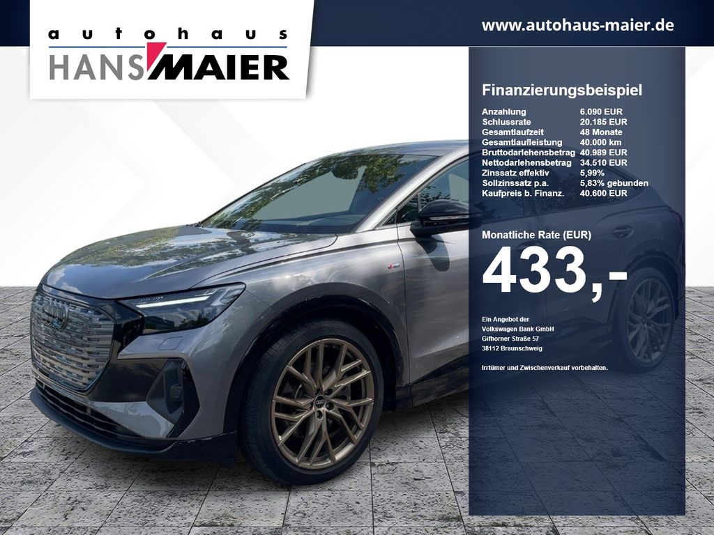 Audi Q4 Sportback 50 e-tron qu. S-line AHK WäPu WR