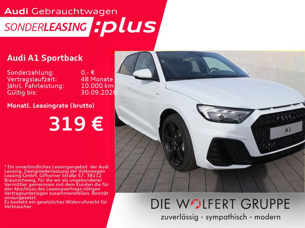 Bild des Angebotes Audi A1 Sportback S line 30 TFSI S tronic*CARPLAY*LED