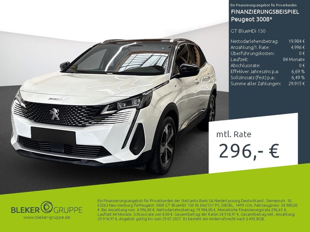 Bild des Angebotes Peugeot 3008 GT BlueHDi 130