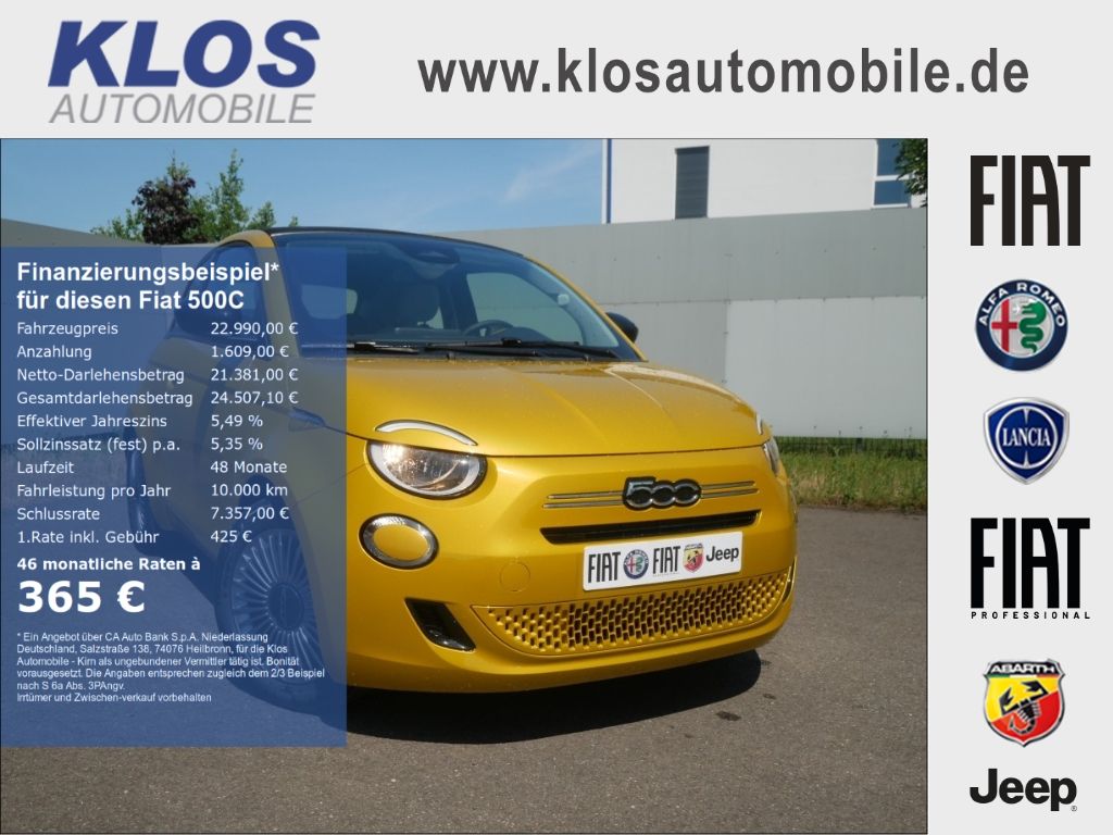 Bild des Angebotes Fiat 500C CABRIO HYBRID ICON 1.0 65 PS MT6 KOMFORT KA