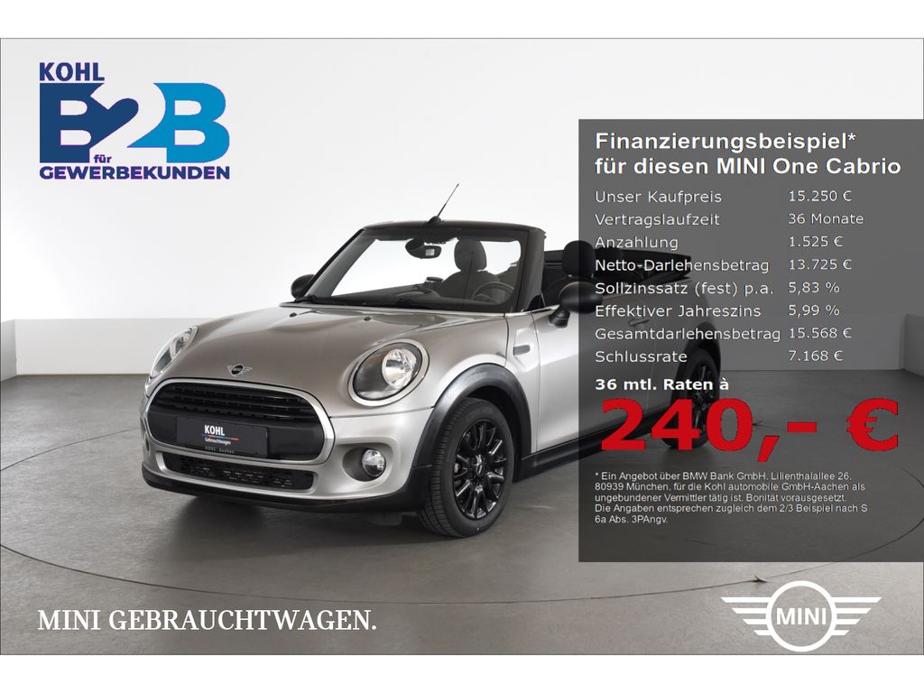 Bild des Angebotes MINI One Cabrio **nur an Gewerbekunden** Sitzheizung