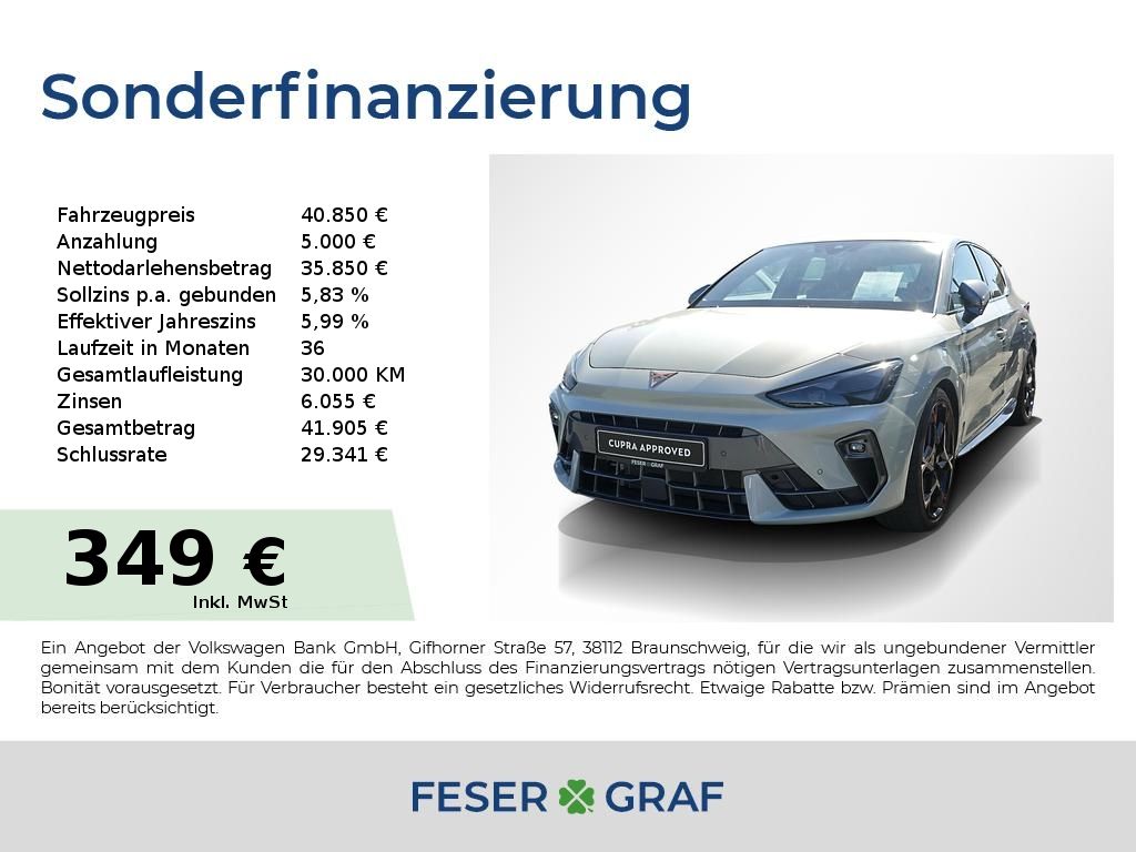 Bild des Angebotes Cupra Leon VZ 2.0 TSI SENNHEISER,NAVI,ACC