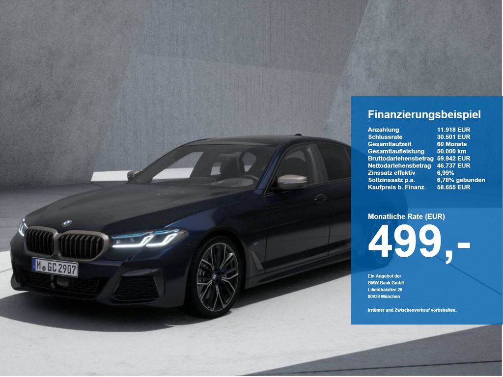 Bild des Angebotes BMW M550i xDrive Limousine Komfortsitze Laser ACC 36