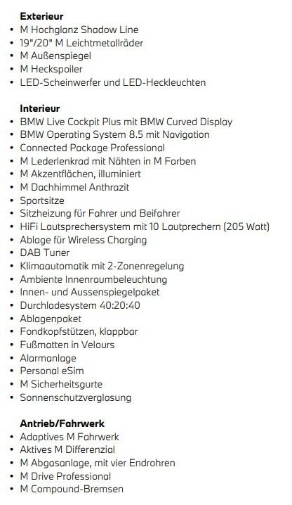 Bild des Angebotes BMW M2 Coupé (Carbon/Alcant./+ Pack/Sommerfzg.)