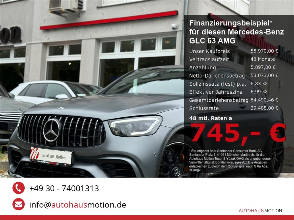 Bild des Angebotes Mercedes-Benz GLC 63 AMG Coupe S 4Matic 21 ZOLL BURMESTER ACC