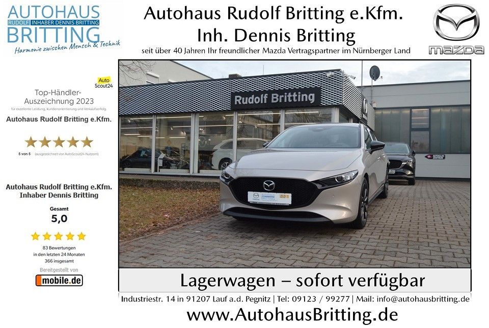 Bild des Angebotes Mazda 3 Benzin 140PS 6AG Homura Navi PDC SHZ