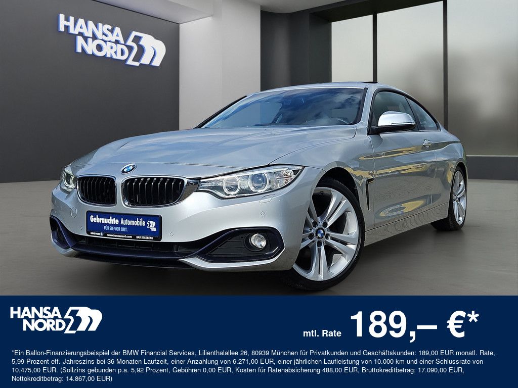 Bild des Angebotes BMW 420i Coupé SPORTLINE XENON NAVI HGSD KAMERA 19"