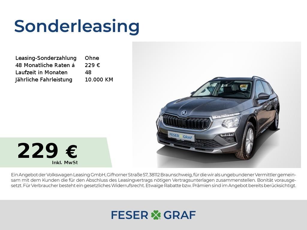 Bild des Angebotes Skoda Kamiq Selection 1.0TSI PDC/LED/RFK/TEMP