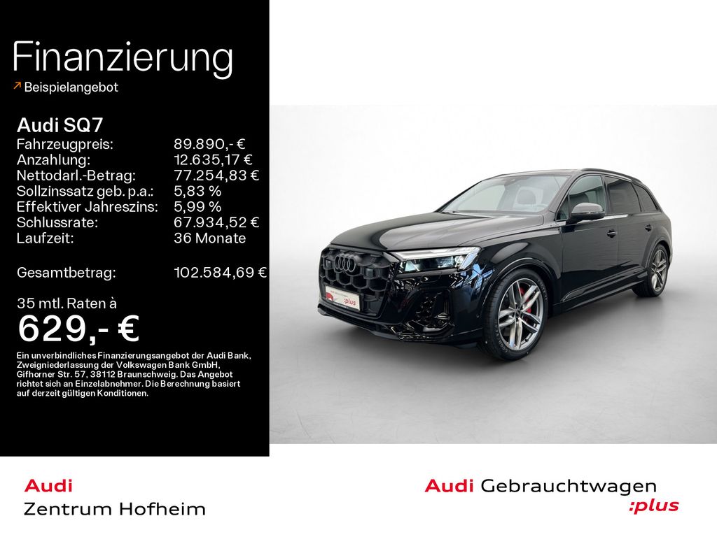 Bild des Angebotes Audi SQ7*7-Sitzer*Air*HUD*Pano*Matrix*Virtual*Navi+*S
