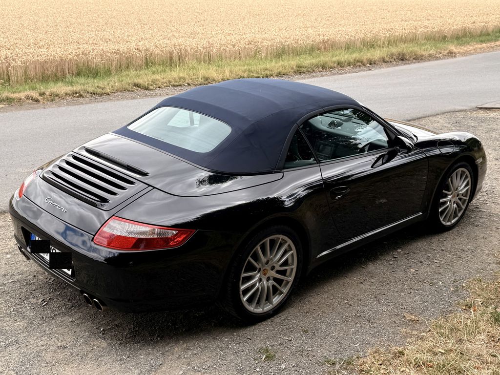 Bild des Angebotes Porsche 997 Carrera Cabriolet schwarz blau