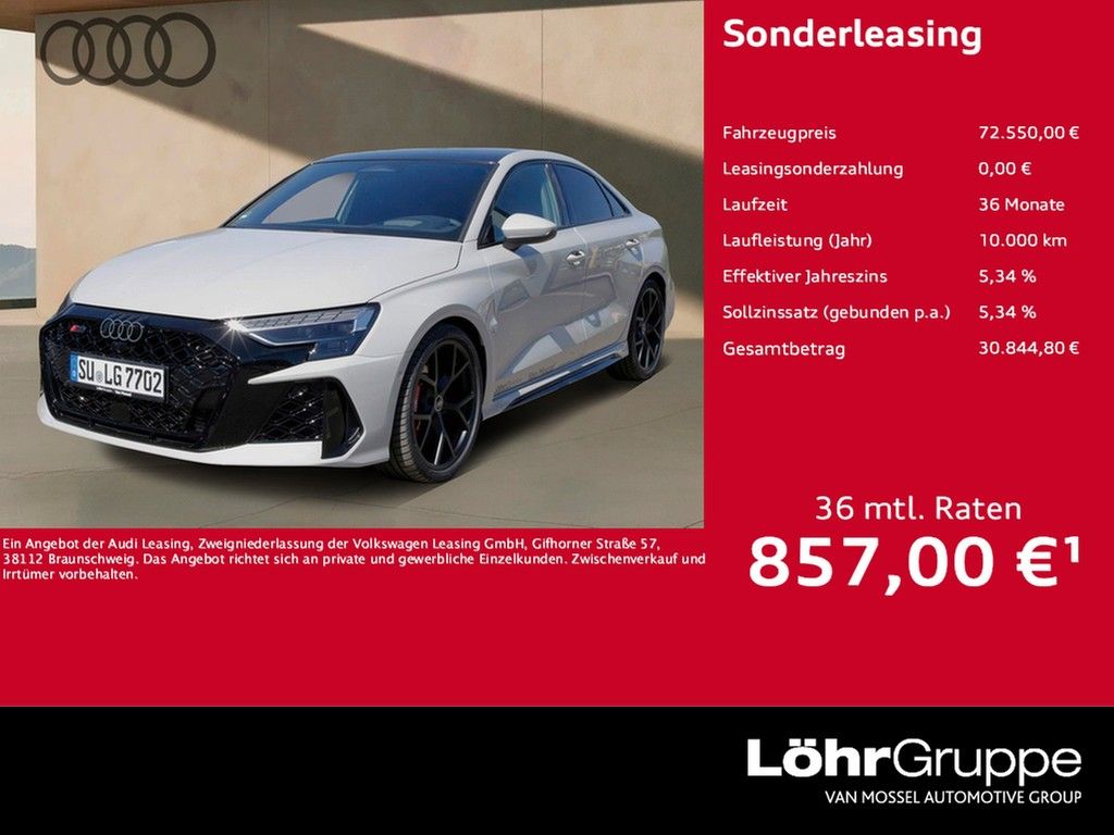 Bild des Angebotes Audi RS 3 Lim UPE 90.165 Individual 280 Navi Matrix