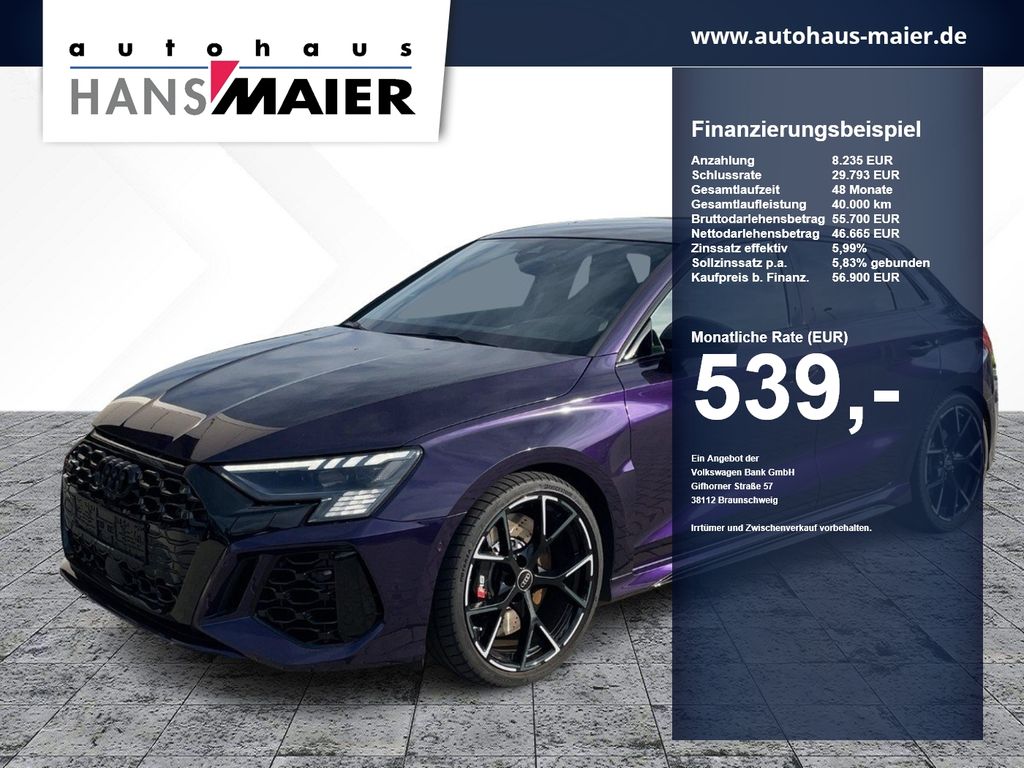 Bild des Angebotes Audi RS 3 Sportback TFSI qu. Leder Matrix Pano 8fach