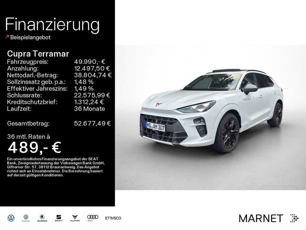 Bild des Angebotes Cupra Terramar VZ 2.0 TSI 265PS *AHK*MATRIX*4Drive*SEN