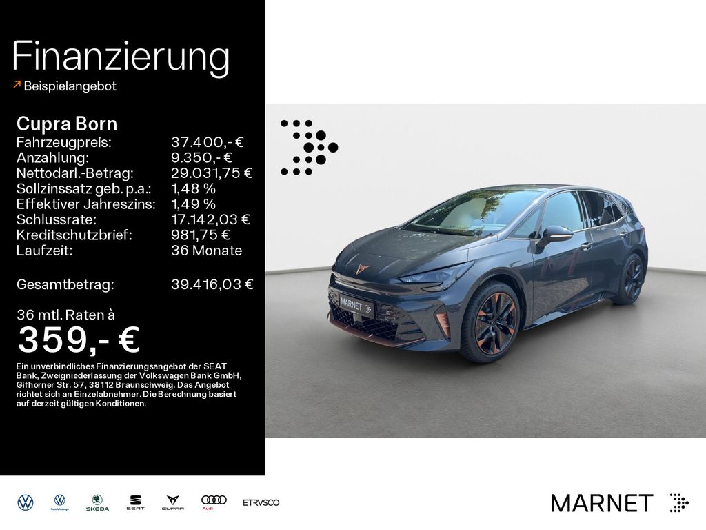 Bild des Angebotes Cupra Born 140 kW (190 PS) 58 kWh *GJR*NAVI*EDGE*