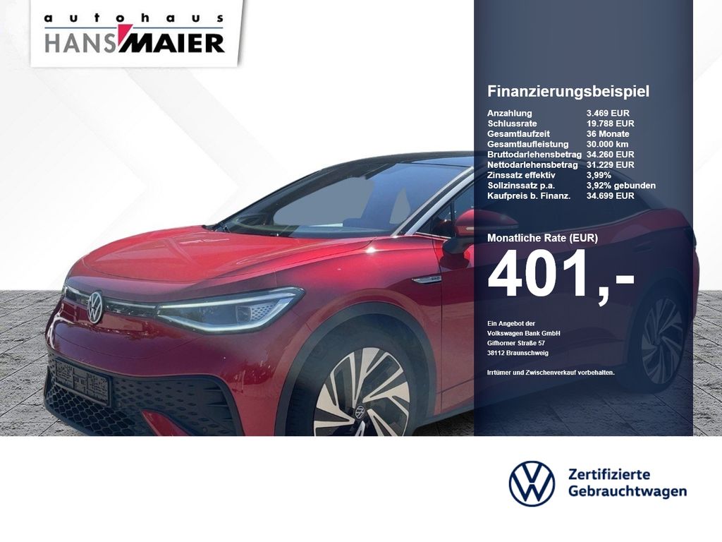 Bild des Angebotes Volkswagen ID.5 Pro Perf. AHK LED ACC Navi RearView LM20