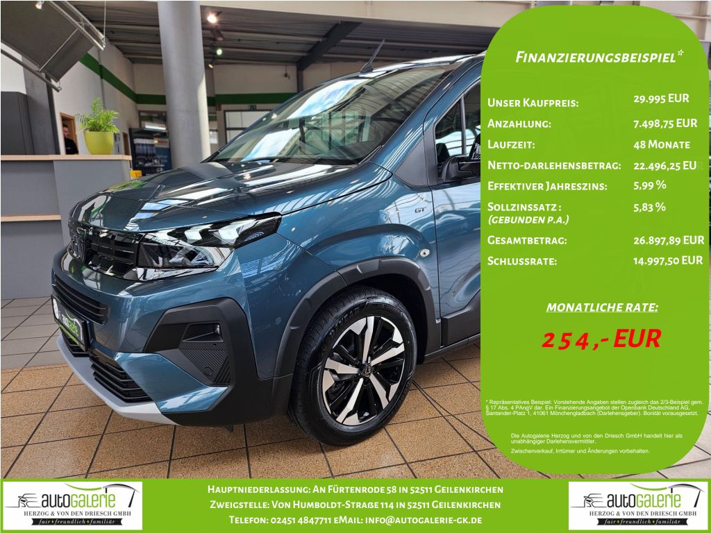 Bild des Angebotes Peugeot Rifter Diesel 130 L2 EAT8 GT