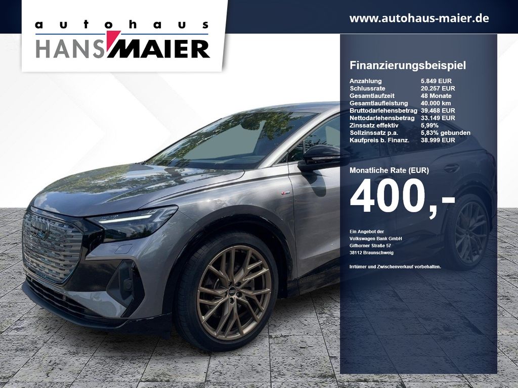 Audi Q4 Sportback 50 e-tron qu. S-line AHK WäPu WR