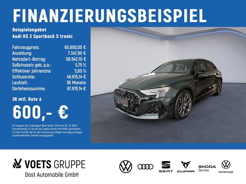 Bild des Angebotes Audi RS 3 Sportback S tronic NAVI+MATRIX+SPORTABGAS