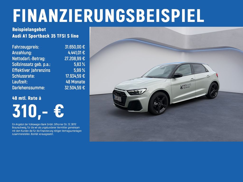 Bild des Angebotes Audi A1 Sportback 35 TFSI S line advanced MATRIX+AHK+