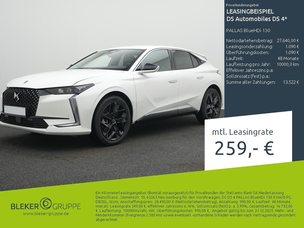 Bild des Angebotes DS Automobiles DS4 PALLAS BlueHDi 130