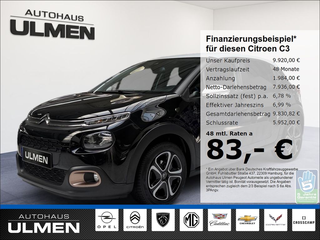 Bild des Angebotes Citroën C3 Origins PT 82 Klimaanlage Park Distance Contr