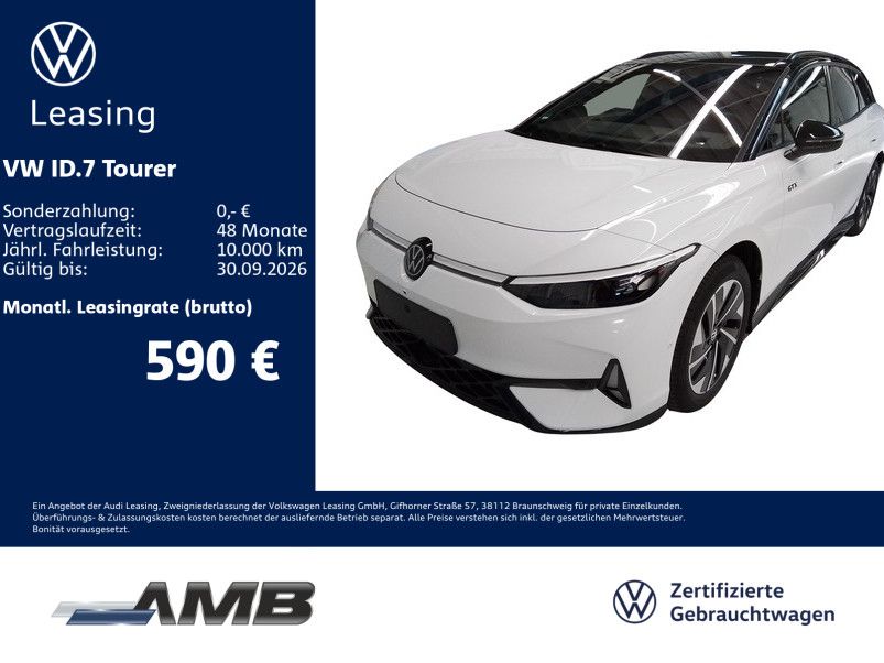 Bild des Angebotes Volkswagen ID.7 Tourer GTX 91kWh/AHK/Matrix/Pano/WäPu/1.31G