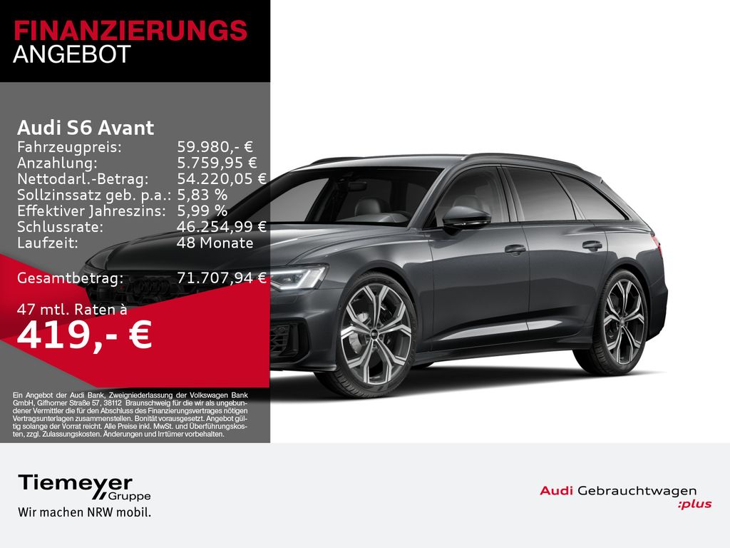 Bild des Angebotes Audi S6 Avant TDI Q MATRIX BuO AHK LM21