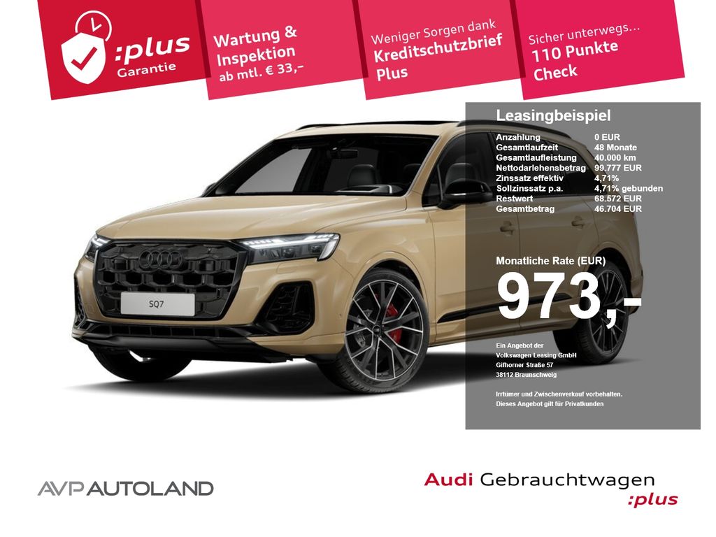 Audi SQ7 TFSI quattro tiptr. 7-Sitzer | AHK | PANO