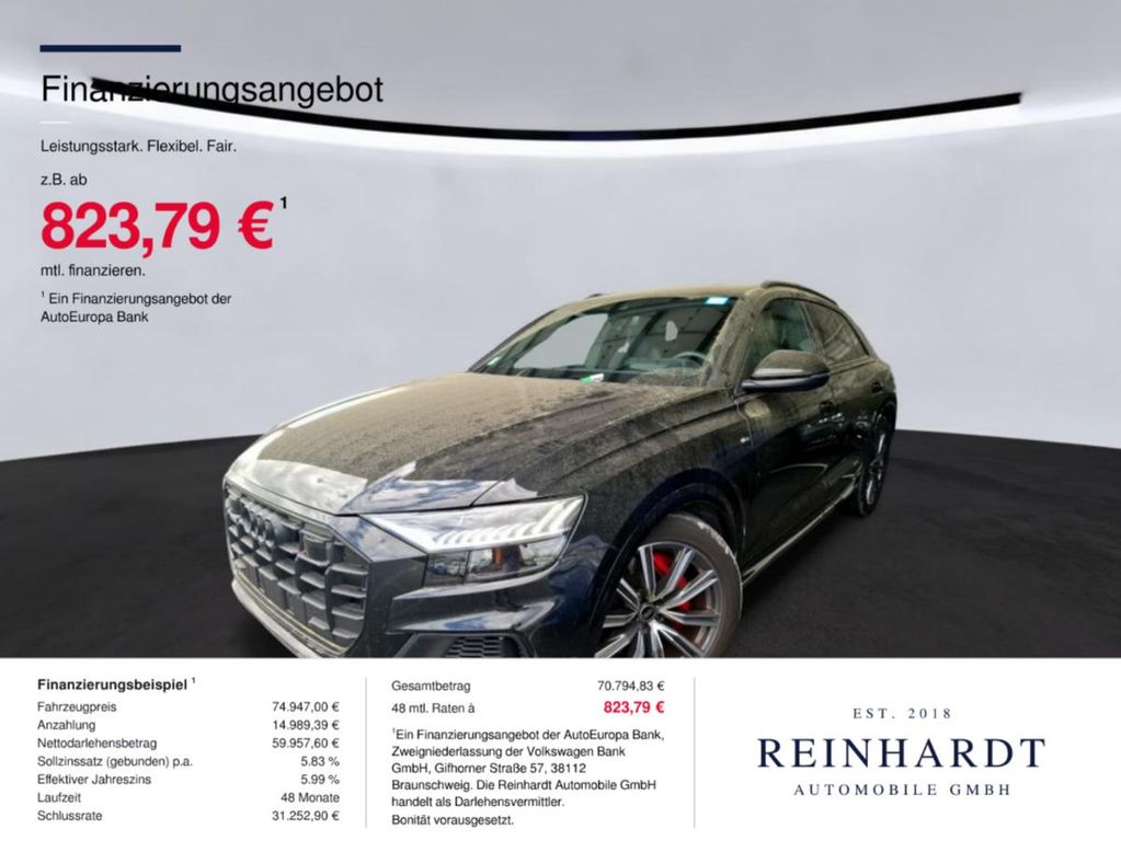Bild des Angebotes Audi Q8 60TFSie 2x S LINE BLACK ACC/HuD/360°/S-SITZE