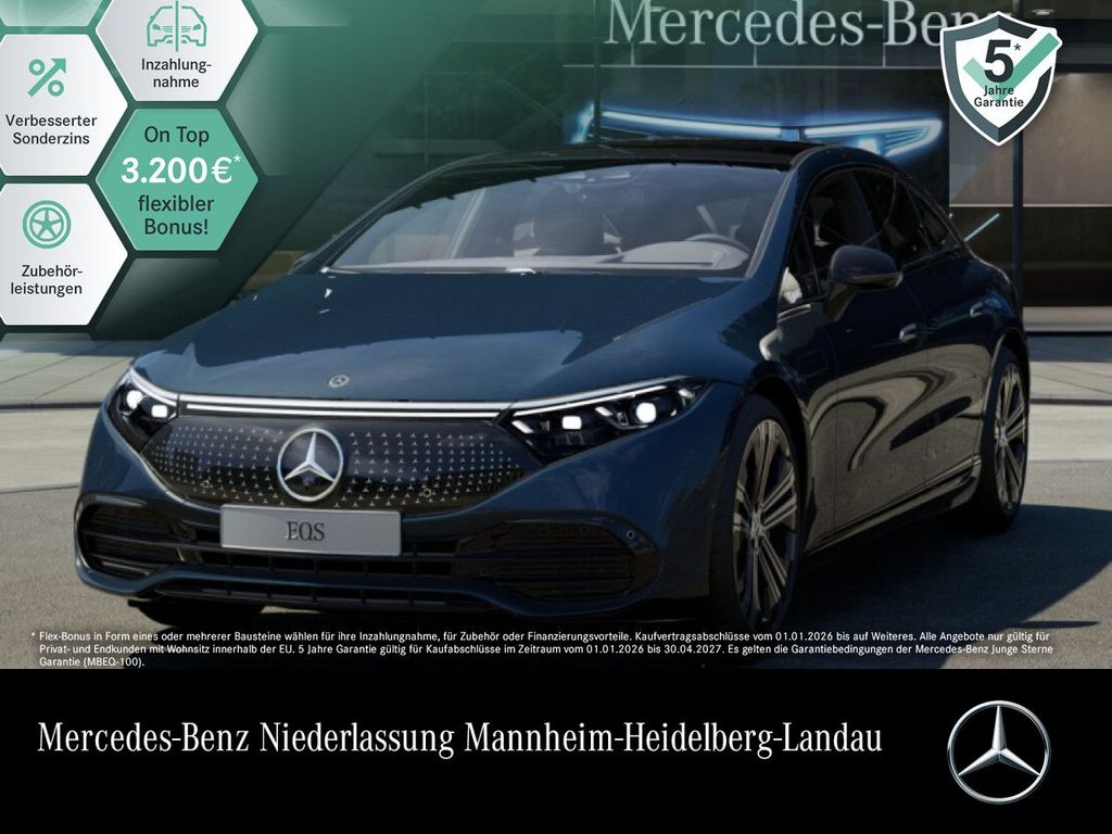 Bild des Angebotes Mercedes-Benz EQS 580 4M ElecArt/Night/Hyper/HAL/Airm/Pano/360