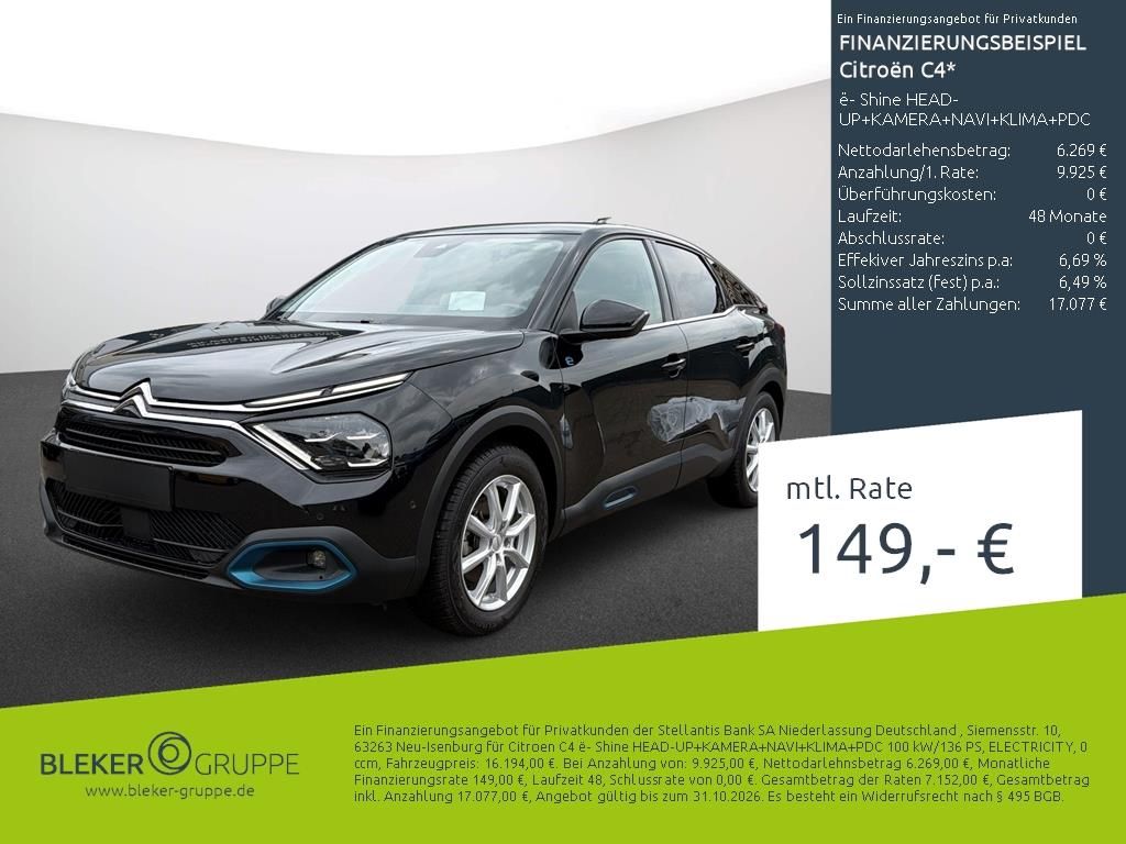 Bild des Angebotes Citroën C4 Shine HEAD-UP+KAMERA+NAVI+KLIMA+PDC