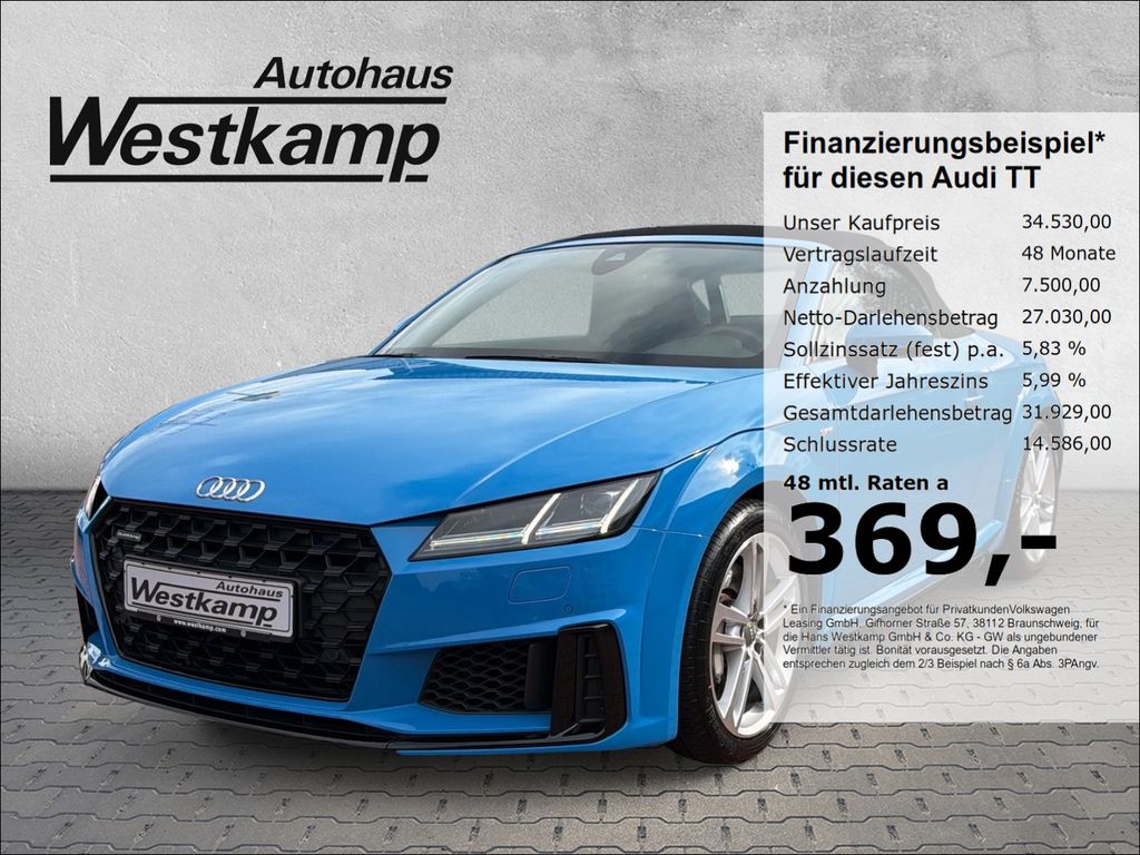 Bild des Angebotes Audi TT Roadster 45 TFSI quattro S-Tronic 2 x S-Line