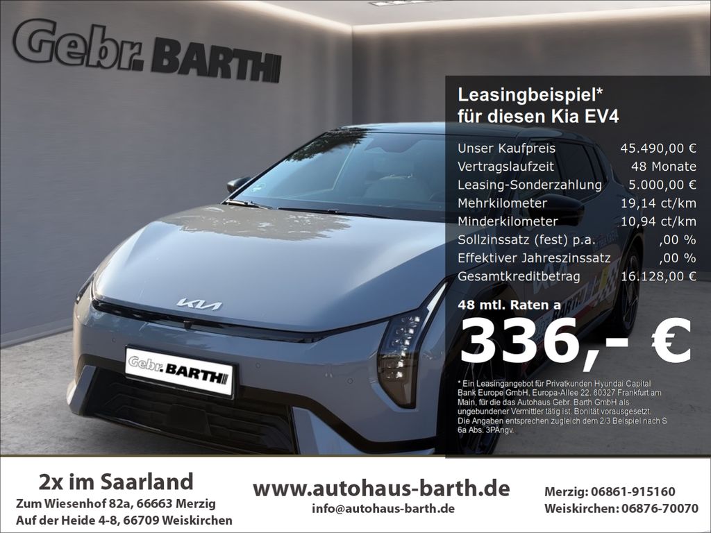 Bild des Angebotes Kia EV4 150 kW GT-Line Navi Soundsystem LED Apple Ca