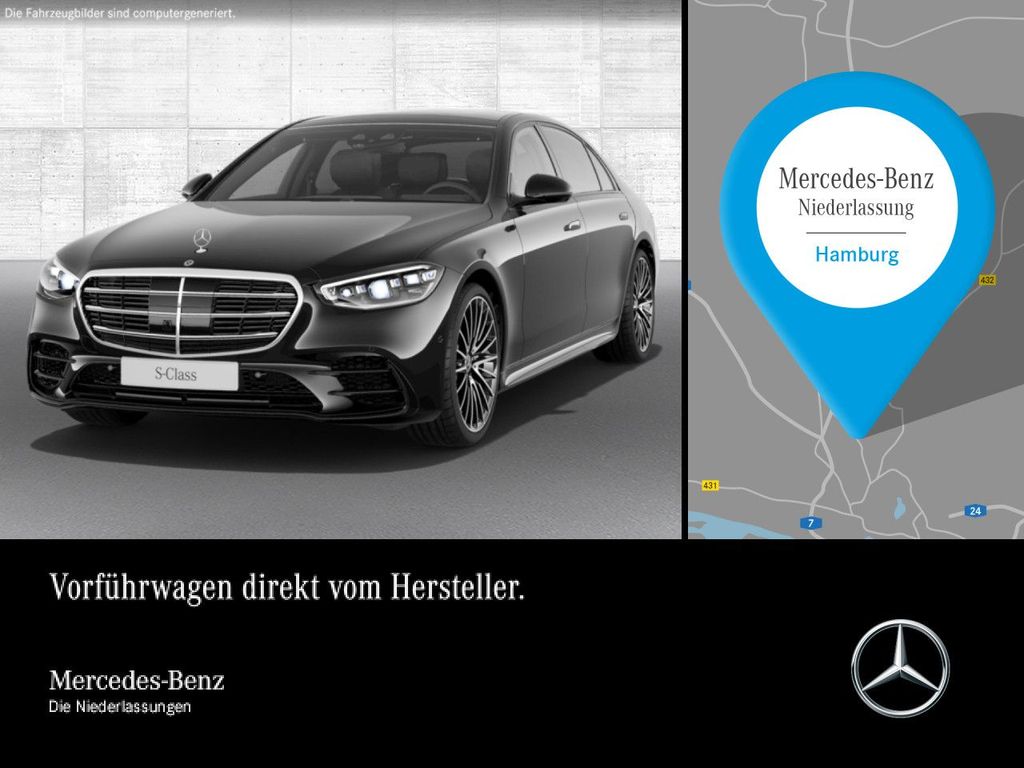 Bild des Angebotes Mercedes-Benz S 350 d 4M Lang AMG Night/Pano/Hi-Lenk/DLIGHT/