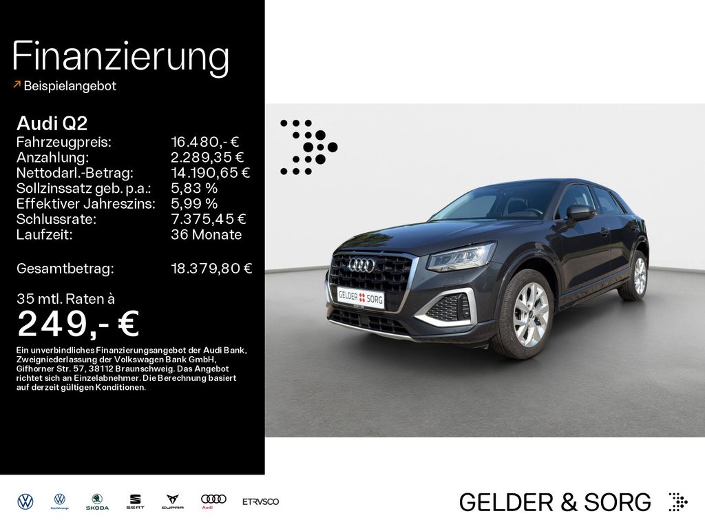 Bild des Angebotes Audi Q2 Advanced 30 TFSI AHK*LED*Navi*GRA